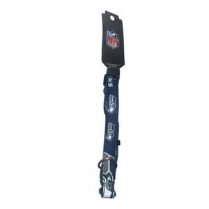 Seattle Seahawks Medium 14 - 20 Inch Dog Collar Blue New